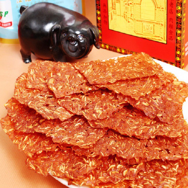 江記華隆 香脆杏仁豬肉紙 225克