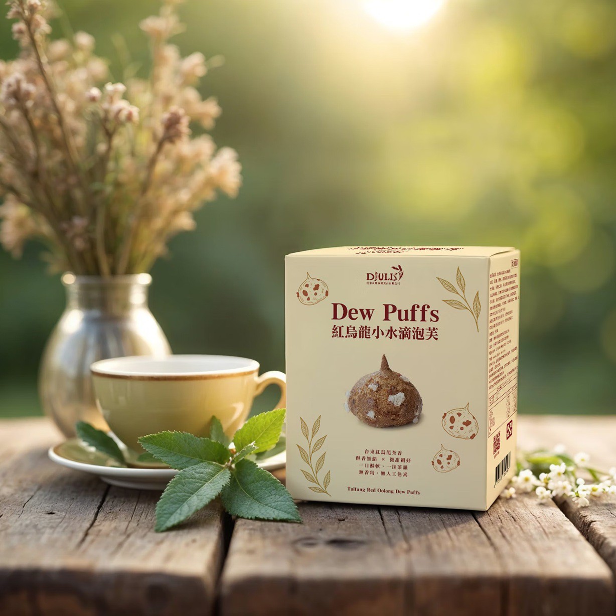 德朱利斯  紅烏龍小水滴泡芙