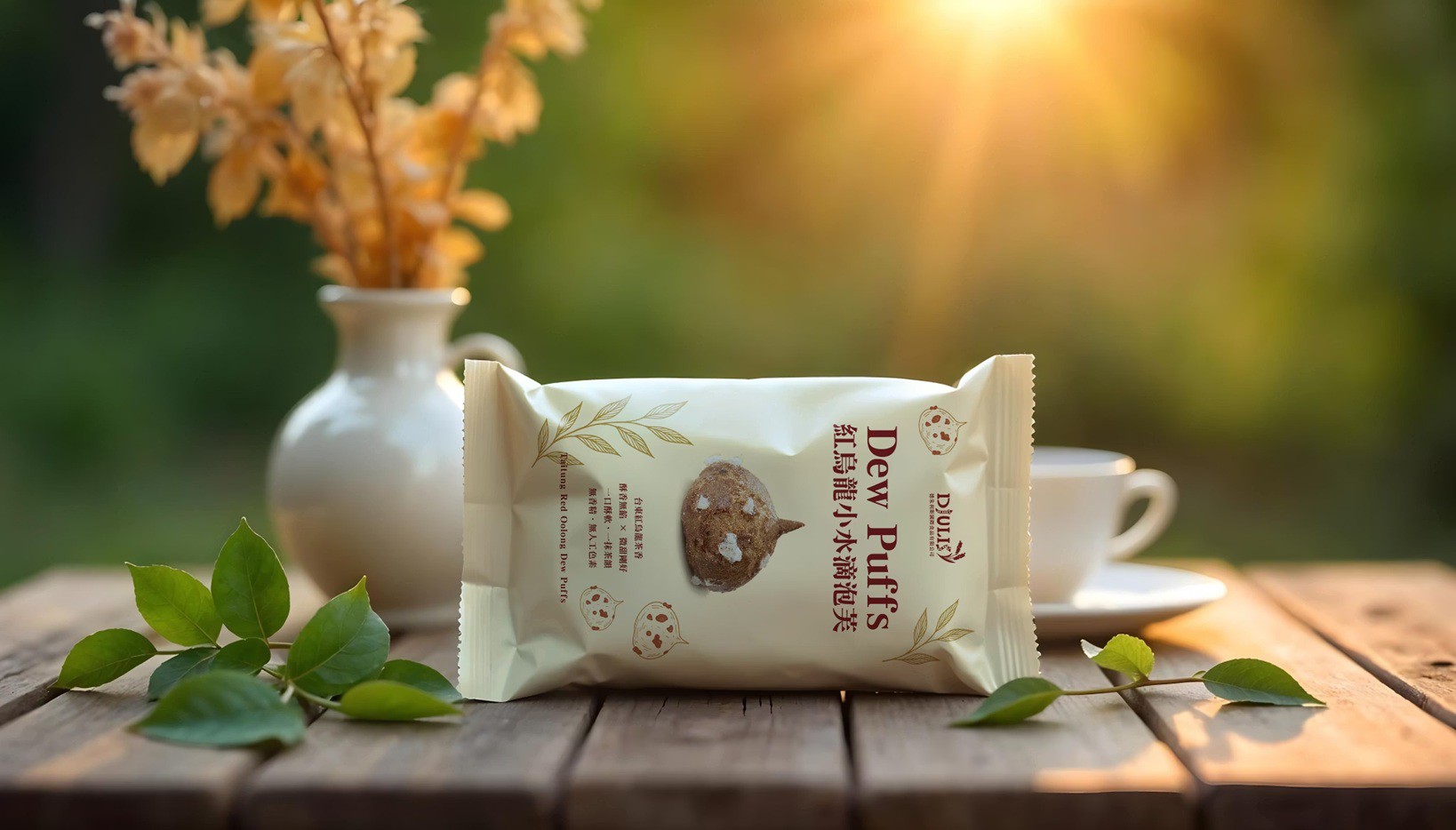 德朱利斯  紅烏龍小水滴泡芙