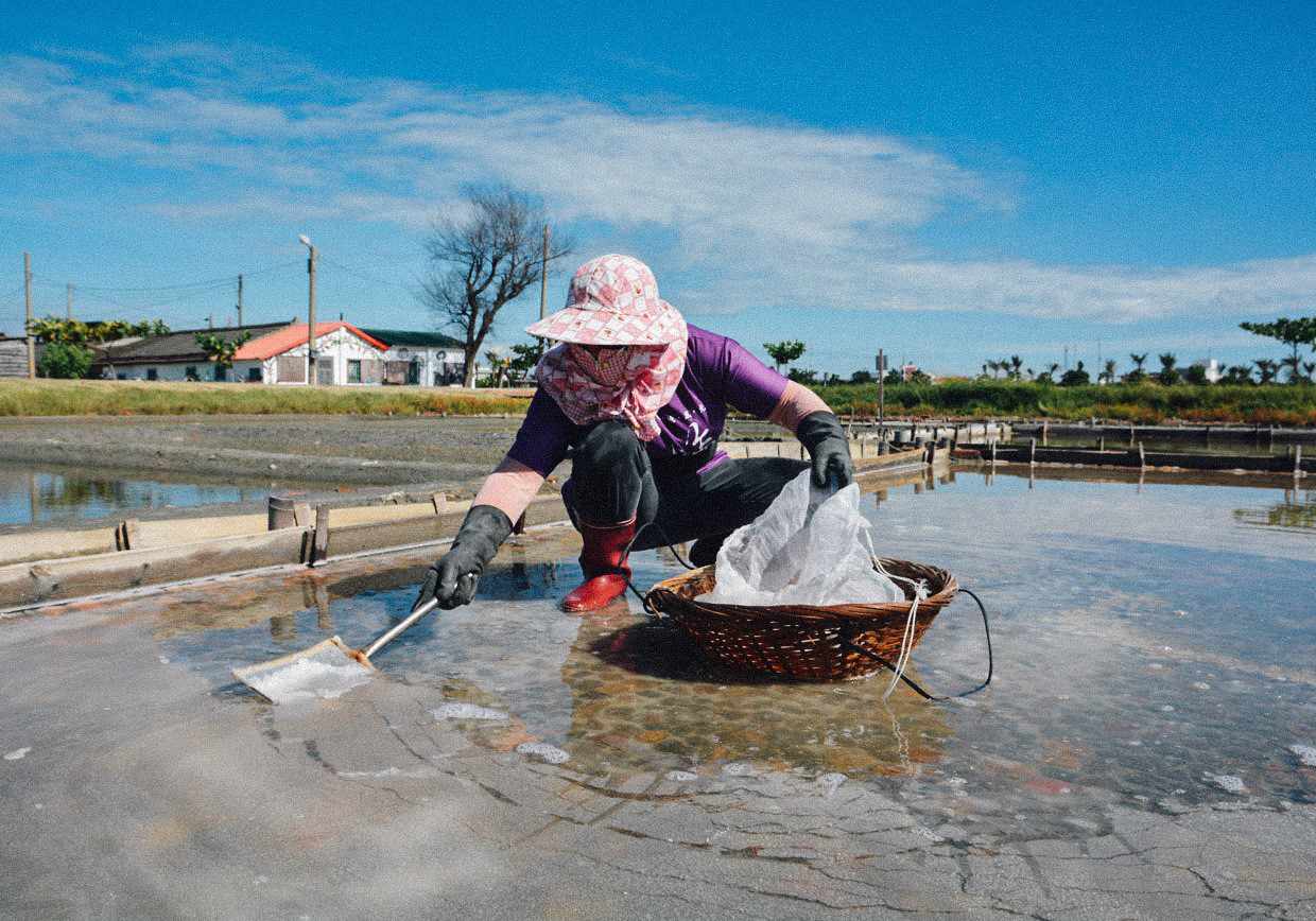 洲南鹽場鹽花40g