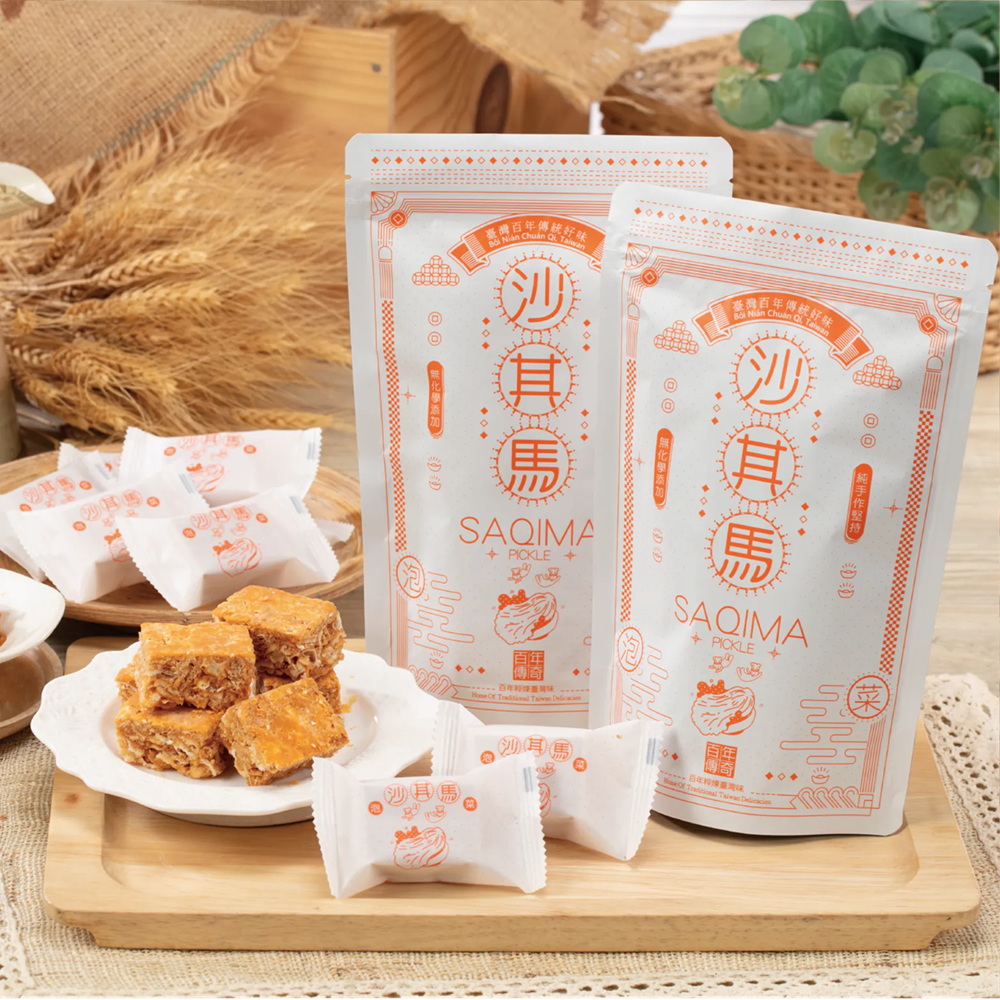 <span> 百年傳奇 </span>泡菜沙其馬130g