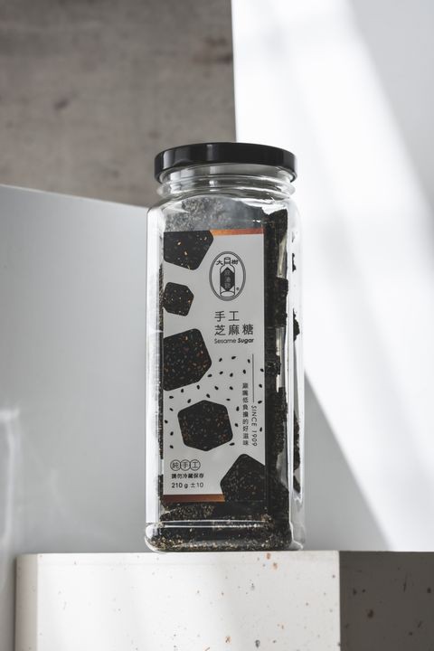  大樹麻油行 手工黑芝麻糖210g