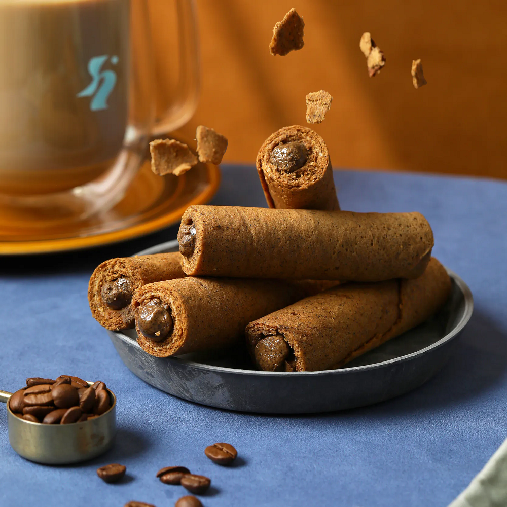 海邊走走 咖啡拿鐵蛋捲8入