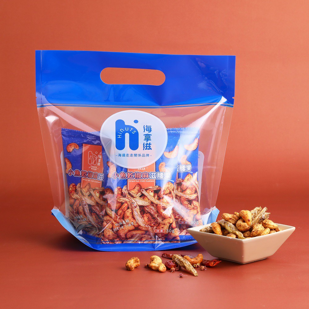 海拿滋 小魚乾椒麻滋腰果 6包 袋裝 海拿滋 小魚乾椒麻滋腰果 6包 袋裝