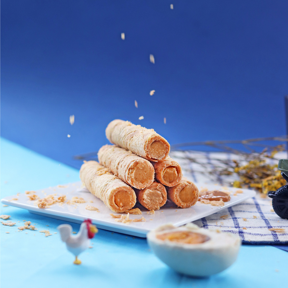 老楊食品 鹹蛋黃醇心蛋捲10入