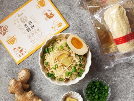 馬房鋪  馬祖老酒麻油麵線三入組