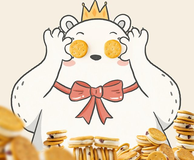 熊后  蔓越莓恬心餅12入 熊后  蔓越莓恬心餅12入