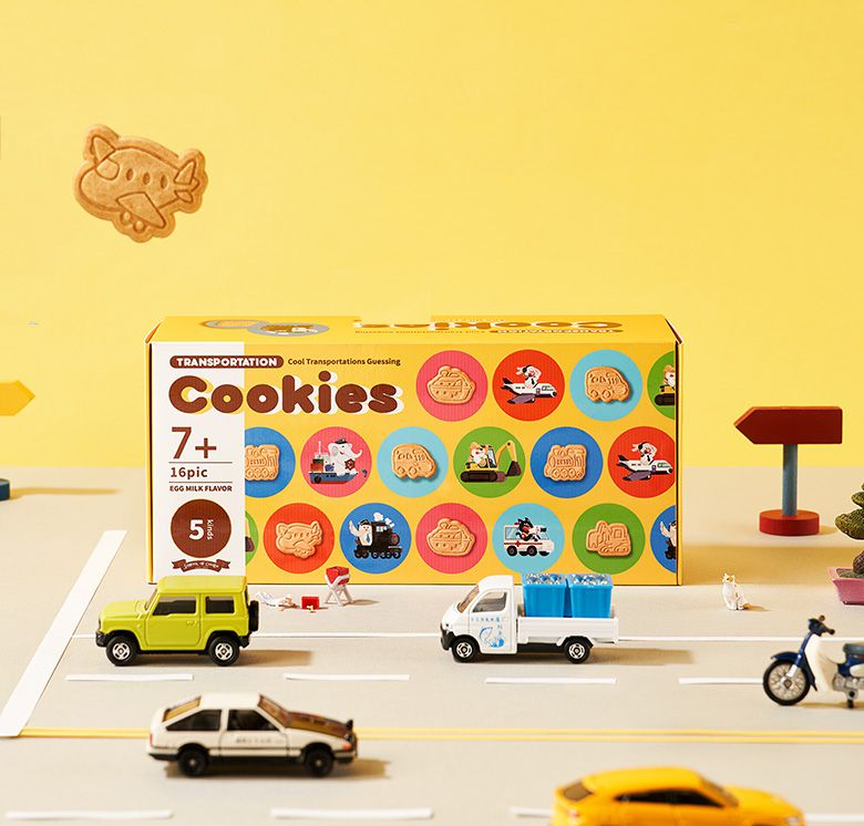 <span>台灣優格 </span>交通工具造型餅乾
